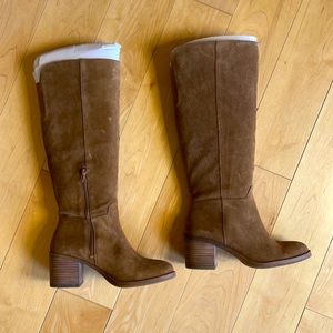 Lucky Brand New suede knee high boots
